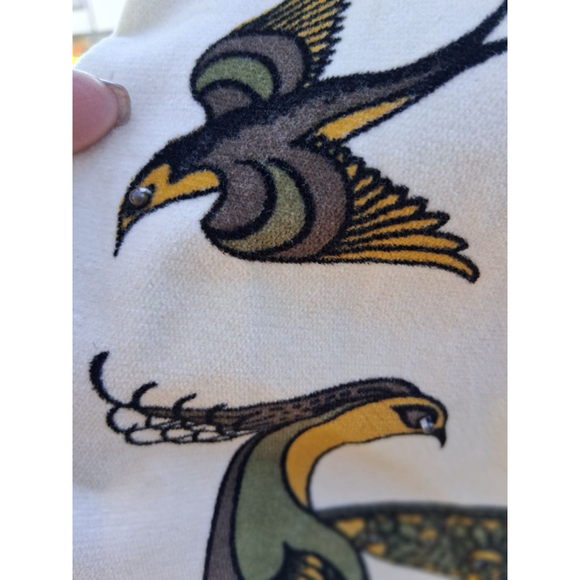 RARE 😍 Free People Smocked Embellished Bird Print Mini Dress Sz.4 NWOT - Picture 11 of 14